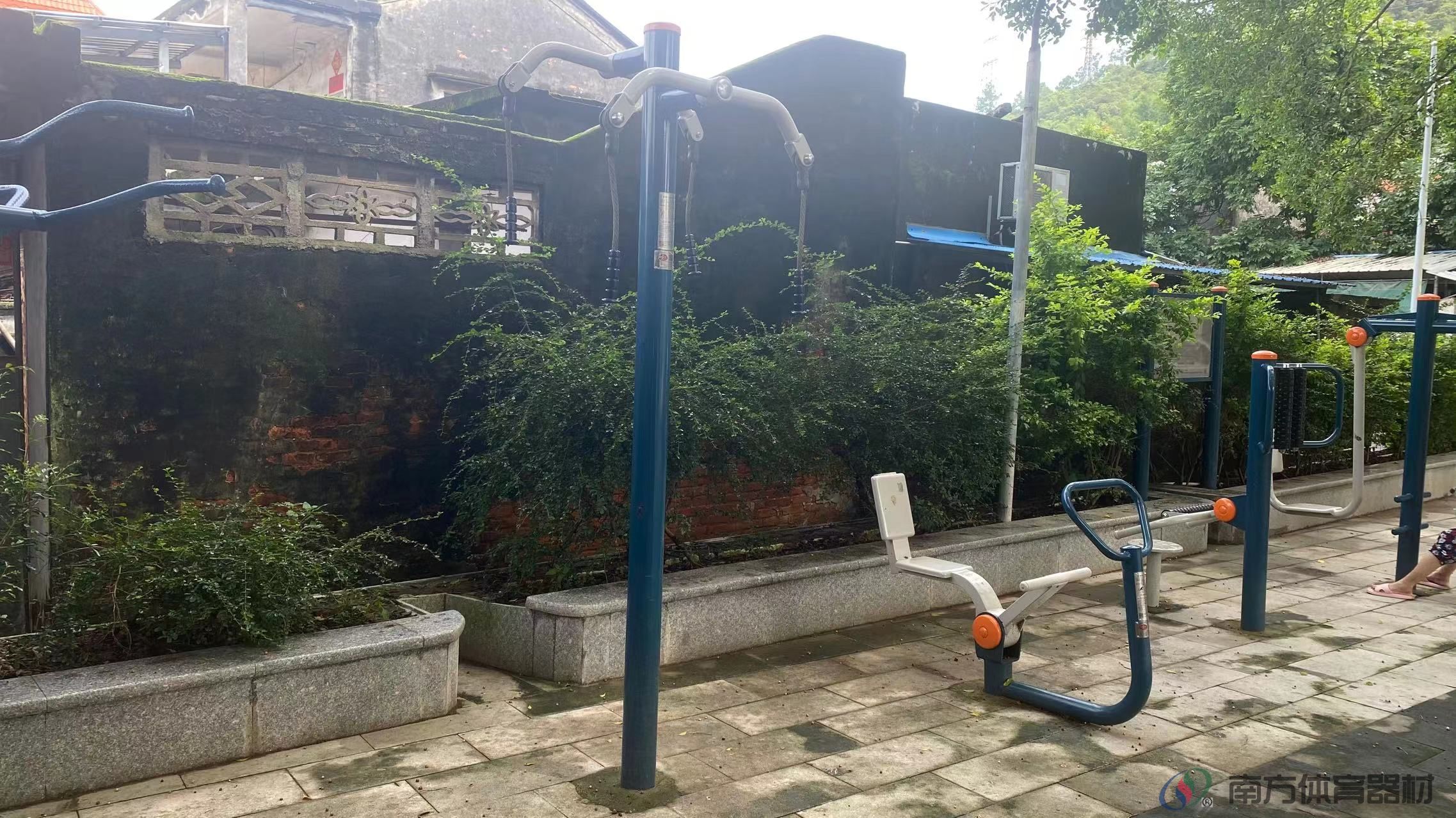 盖山村篮球场旁(图7)